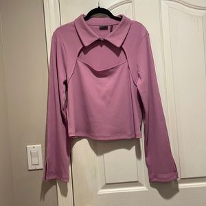 US 16 ASOS PURPLE COLLARED SHIRT